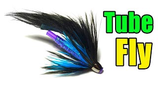 Tube Fly  Spey Fly Tying  Basic Steelhead Salmon Fly Pattern [upl. by Adaha381]