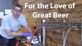 How to clean draft beer lines Circulation Method [upl. by Bigler183]