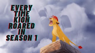 The lion guard Every time kion roared in Season1 [upl. by Lamphere]