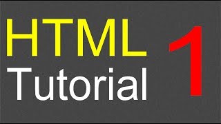 HTML Tutorial for Beginners  01  Creating the first web page [upl. by Virgil426]