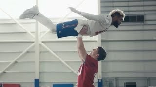 Eli Manning Odell Beckham Dirty Dancing Super Bowl commercial endzone celebration in HD 4K [upl. by Eyk784]