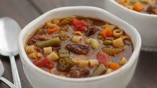 Easy Beef Soup Recipe [upl. by Earahs]