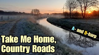 Take Me Home Country Roads John Denver  Harmonica Tabs [upl. by Anod]