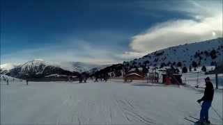 Skiing from Soldeu to Grau Roig 28012015 [upl. by Rj]