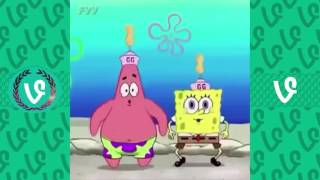 The Best Try Not To Laugh September 2016 SpongeBob Vine Edition [upl. by Narut]