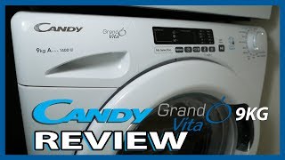 Candy GrandO Vita 9kg Washing Machine Review [upl. by Legnaleugim]