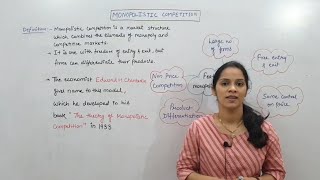 Monopolistic Competition II Price and Output determination in Monopolistic Competition [upl. by Olympie]