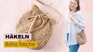 Boho Tasche häkeln [upl. by Hooper]