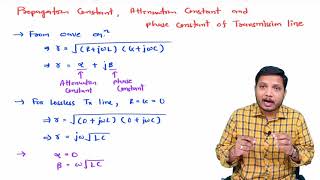 Propagation Constant Attention Constant and Phase Constant of Transmission Line [upl. by Nauqit9]