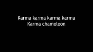 Karma chameleon Boy George  lyrics [upl. by Persse]