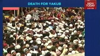 Yakub Memons Body Taken For Burial At Bada Kabristan [upl. by Lindahl]