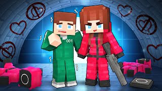 JJs Girl PINK SOLDIER and JJ Player  Squid Game  Maizen Minecraft Animation [upl. by Eimrots821]