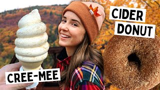 IS VERMONT THE WORLDS BEST FALL GETAWAY Woodstock Maple Creemees amp More [upl. by Bron515]