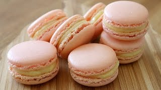 How To Make French Macarons  UPDATED VERSION  sweetco0kiepie [upl. by Dnalerb]