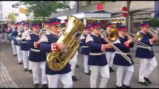 Traditionsmusikkorps mit Spielleuten  Preussens Gloria  Militärmusik  Marschmusik  Marsch [upl. by Coco]