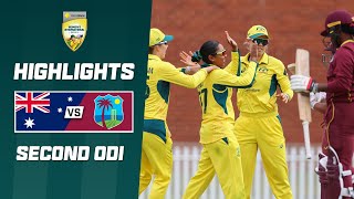 Australia v West Indies  Second ODI 202324 [upl. by Neeloc]