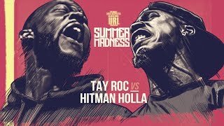 HITMAN HOLLA VS TAY ROC SMACK RAP BATTLE  URLTV [upl. by Tonneson]