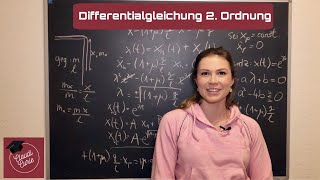 Inhomogene Differentialgleichung 2 Ordnung Schritt für Schritt lösen [upl. by Evetta]