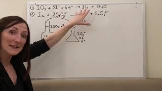 ALevel Chemistry Sodium Thiosulfate and Iodine Titrations [upl. by Churchill217]