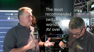 NETGEAR SMPTE 2110 PoE Switches at IBC 2023 [upl. by Monteria]