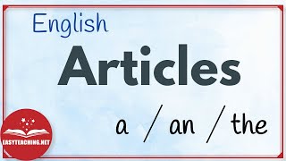 Articles in English  Learn English  EasyTeaching [upl. by Ming890]