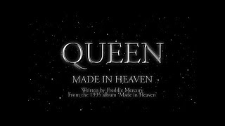 Queen  Made In Heaven Official Lyric Video [upl. by Olin]