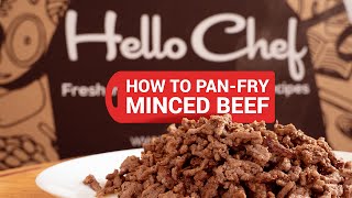 How to PanFry Minced Beef  60 Second Cooking Tips with Olivia [upl. by Mensch556]