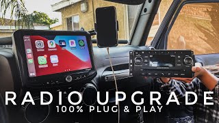 Upgraded Our Jeep Wrangler Jk Radio  10 inch Touch Screen by Stinger Off Road [upl. by Nagram371]