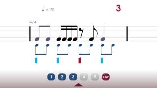 SOLFÈGE RYTHMIQUE  RHYTHMIC SIGHT READING  LESSON 2 [upl. by Raual657]