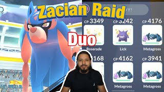 Zacian Duo Raid Pokemon GO [upl. by Gearhart]