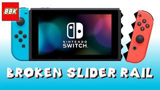 Repairing Broken Nintendo Switch Console Slider Right  Left Rail [upl. by Ferri459]