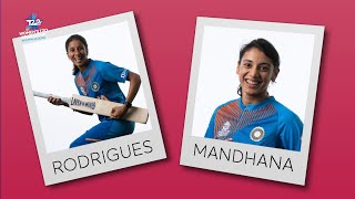 Indias Jemimah Rodrigues and Smriti Mandhana  Perfect Pairs  Womens T20 World Cup [upl. by Gide575]