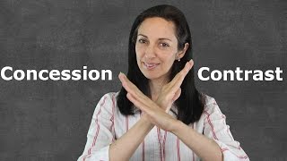 Linking Words of Contrast amp Concession  English Grammar Lesson [upl. by Mccreary]