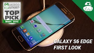 Samsung Galaxy S6 Edge First Look [upl. by Alodee]