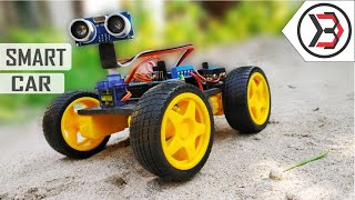 How To Make A DIY Arduino Obstacle Avoiding Car At Home [upl. by Smailliw627]