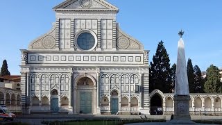 Alberti Façade of Santa Maria Novella Florence [upl. by Innavoj]