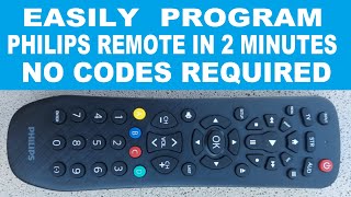 How to Program Philips 3 Device Remote Control using Auto Code Search [upl. by Griffie]