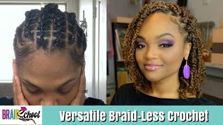 Versatile Braidless Crochet  Zury V91011 Passion Twists  Braid School Ep55 [upl. by Yeneffit277]