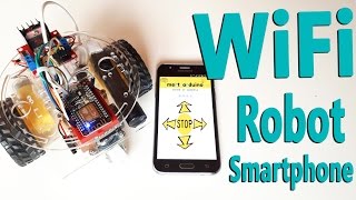 How to Make Arduino ESP8266 WiFi Robot Car  Controlled with Application [upl. by Ursola]