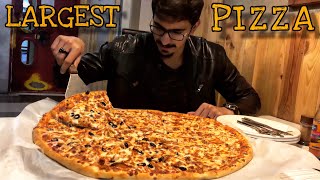 BIGGEST PIZZA IN PAKISTAN 🇵🇰  PIZZA CHALLENGE LAHORE [upl. by Kleper]