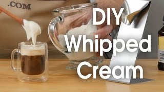 DIY whipped cream in 60 seconds [upl. by Magee]