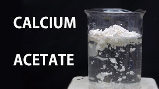 Making Calcium Acetate from eggshells [upl. by Gale]