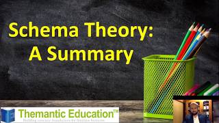 Schema Theory A Summary [upl. by Llyrehc]