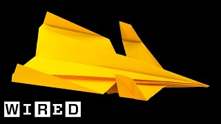 How to Make A Paper Airplane That FLIES FAR  Full Tutorial  WIRED [upl. by Charbonneau]