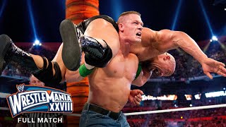 FULL MATCH  The Rock vs John Cena WrestleMania XXVIII [upl. by Aldora917]