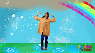 Preschool Learn to Dance Drip Drop Rain [upl. by Wachter663]