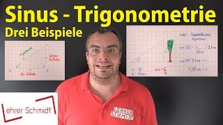 Sinus  Trigonometrie  So geht das  Lehrerschmidt [upl. by Neahs]