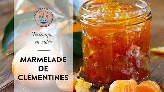 Technique en vidéo  la recette facile de la Marmelade de Clémentine [upl. by Giwdul]