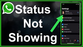 WhatsApp Status Not Showing FIXED [upl. by Llezo]