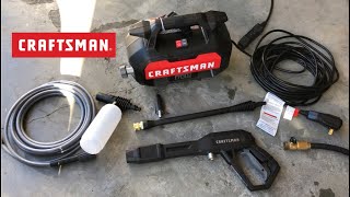 CRAFTSMAN Electric Pressure Washer 1700 psi [upl. by Eilojne]